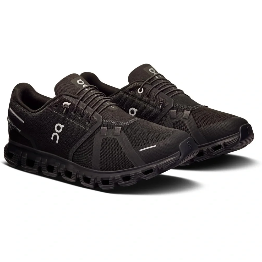 On Running Cloud 6 Sneakers Men’s Size 8.5 Black on Black New In Box - Picture 7 of 8